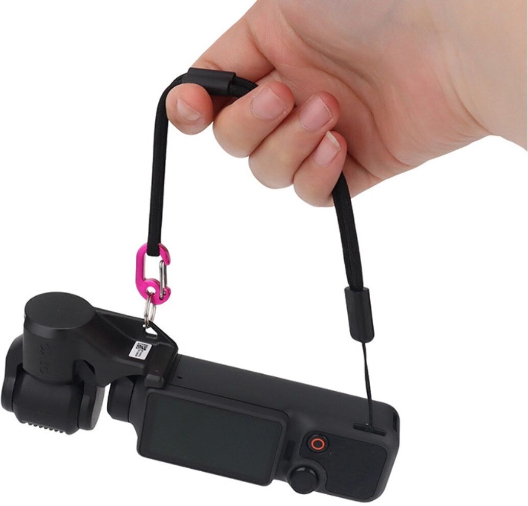 INF Gimbal-Anti-Verlust-Haken, kompatibel mit DJI Pocket 4 – Aluminiumlegierung Schnellverschluss-Klemme für sichere Montage Rosa