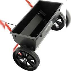 TRIZERATOP Streuwagen für Dünger, Sand, Saatgut 25 l / 23 kg
