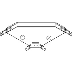 PohlCon (Puk) Kabelrinnen-Bogen RB 85-20S