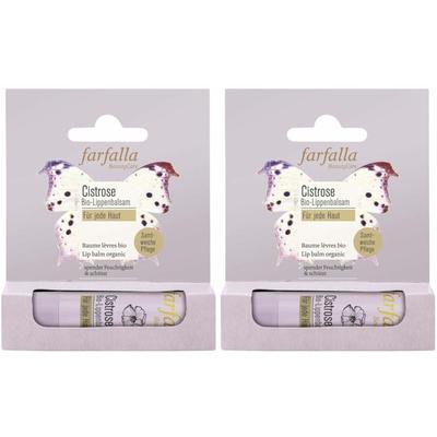 Farfalla Bio-Lippenbalsam Cistrose 4.6 ml x2 2x4,6 Lippenstift