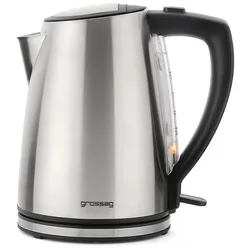 Grossag Wasserkocher 1,2 l, Edelstahl, WK 45 (1050)