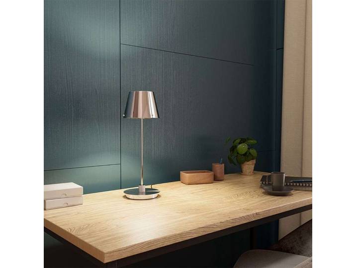 Gil il Grande Lampe de Table Chrome/Chrome - Herstal - Salon / séjour - Métal