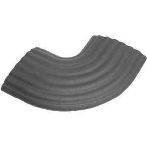 Defender Defender Kabelbrücke-Endstück 85161GREY C, für  Office, 90° Kurve, grau