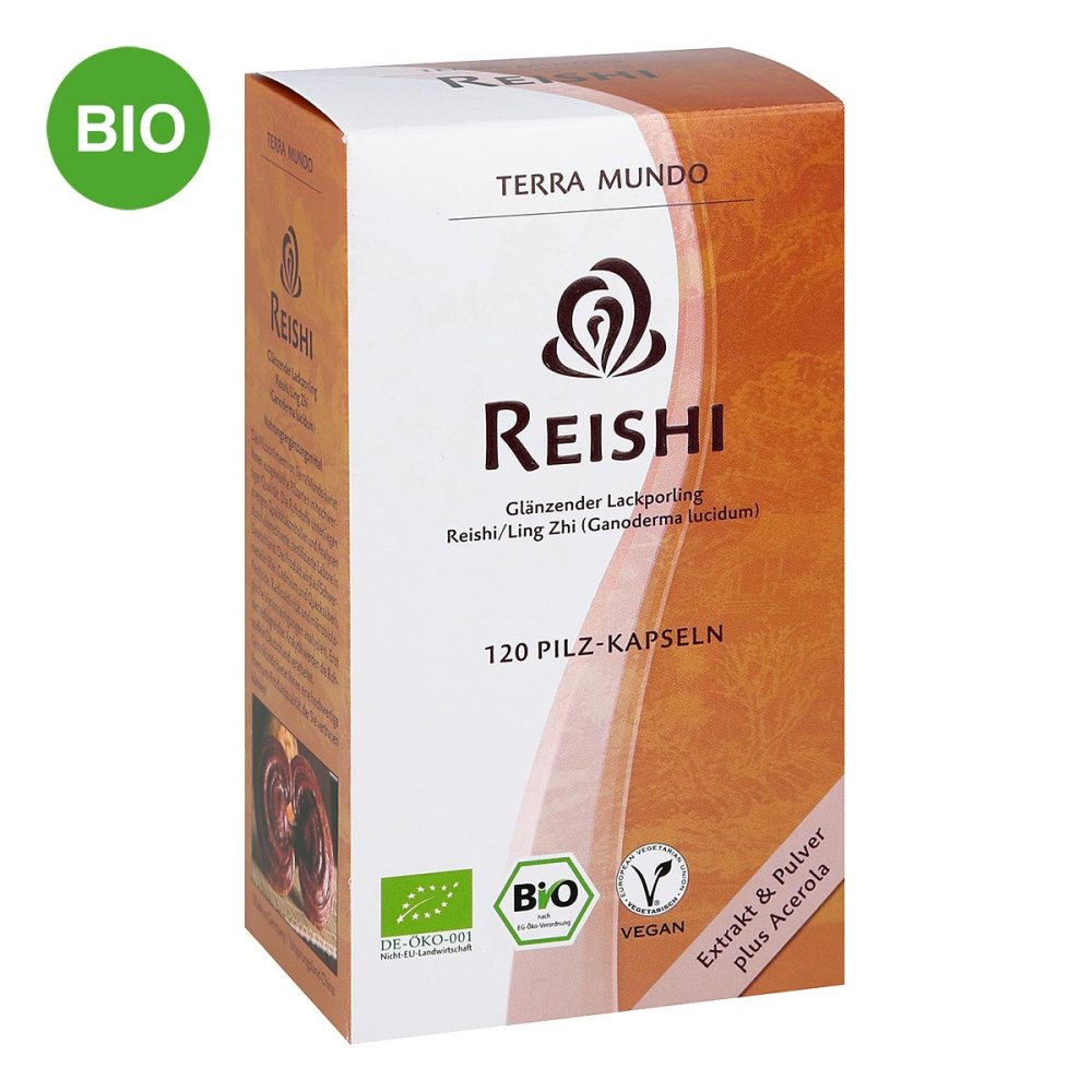 Terra Mundo GmbH Reishi Vitalpilz Bio Terra Mundo Kapseln 07591754