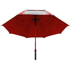 Sun Mountain Chrome Series 68" UV Golf Regenschirm rot