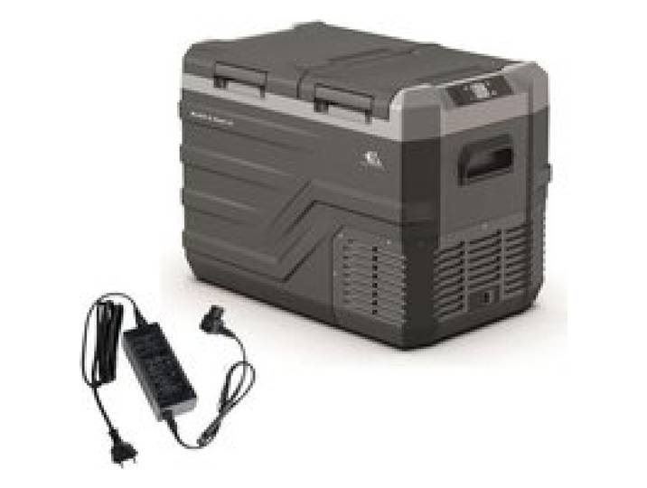 EZA Glacière à compression Blizz-E Dual 31 litres Camping-car + EZA Adaptateur 12/220 Volts