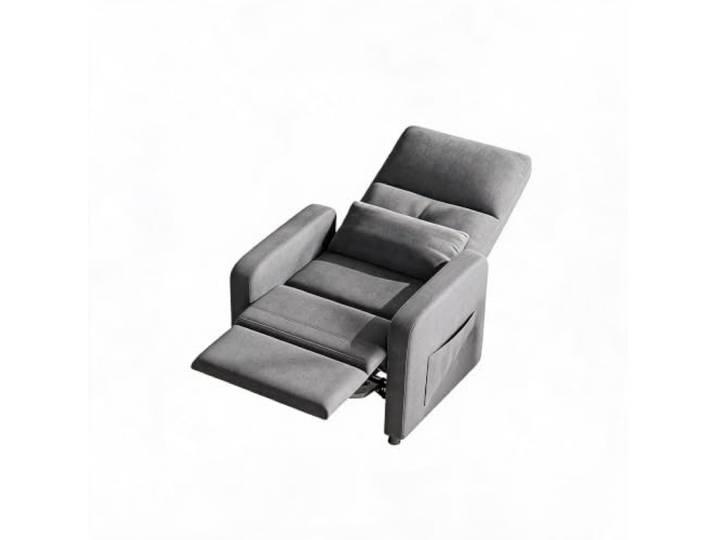 Koioplie Elektrischer Relaxsessel Mit Massage- Und Heizfunktion Verstellbarer Sessel mit hoher Rückenlehne, gepolsterter Sitzfläche, Lendenwirbelstütze, 2 Seitentaschen & USB