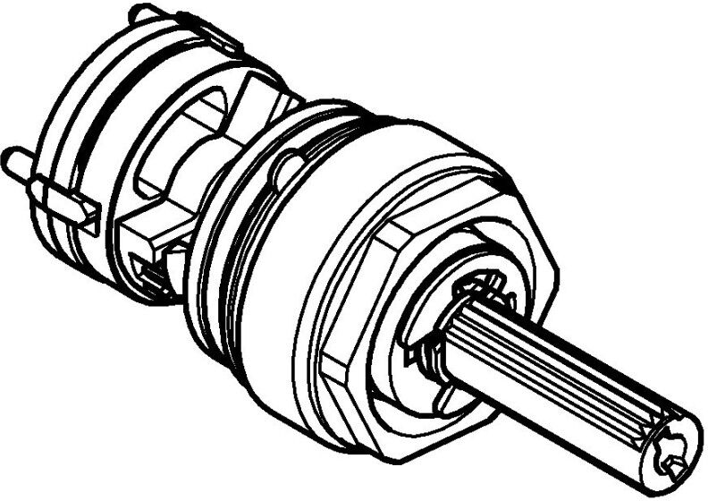 Grohe Umstellung 48448 für EHM-FMS mit 3-Wege Umstellung, 48448000 48448000