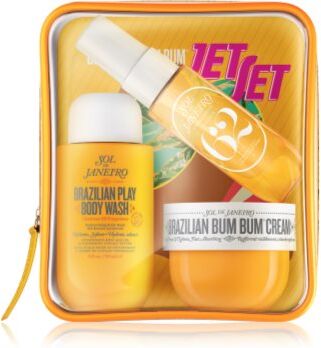 Sol de Janeiro Brazilian Bum Bum Jet Set kit de viagem para mulheres . Brazilian Bum Bum Jet Set