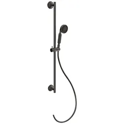 Gessi Venti20 Brausestange mit gewinkelter Halterung, mit schwenkbarem Brausehalter, Wandmontage, 1-Strahl, 1/2 Anschluss, 65143707, Farbe: PVD