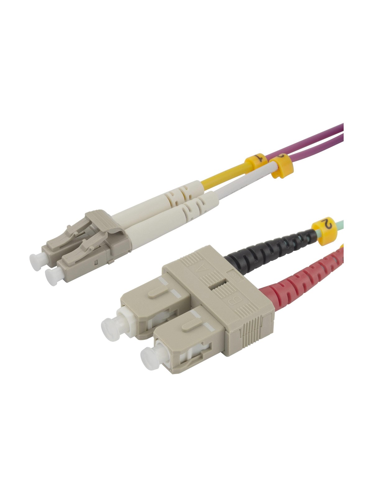 Deltaco patch cable - 4 m - 4 m - pink - Rosa