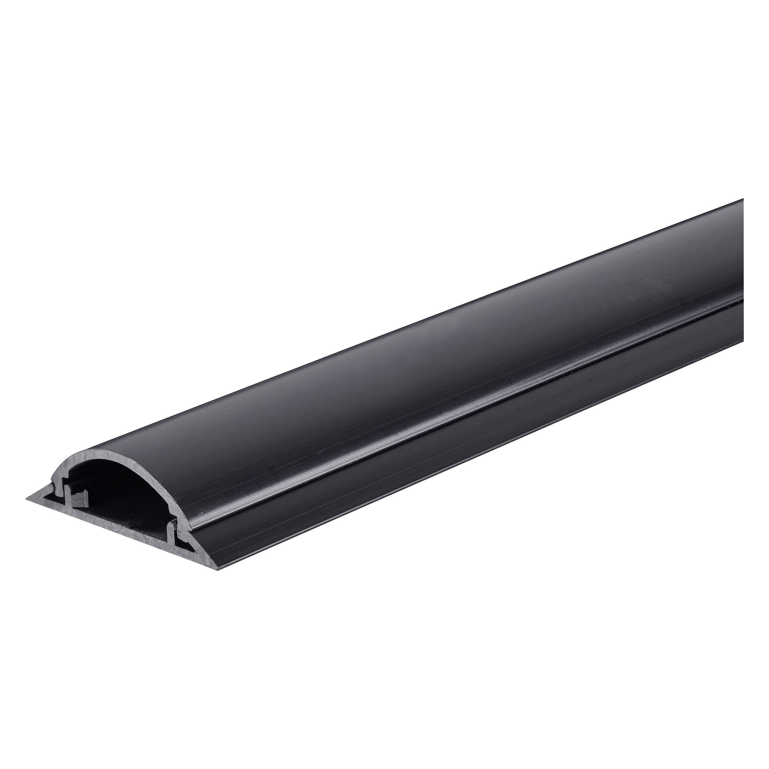 Tru Components Kabelbrücke PVC Schwarz Anzahl (Kabelbrücke, 100 cm) (1571661)