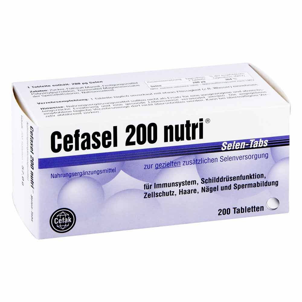 Cefak KG Cefasel 200 nutri Selen Tabs Tabletten 00854038