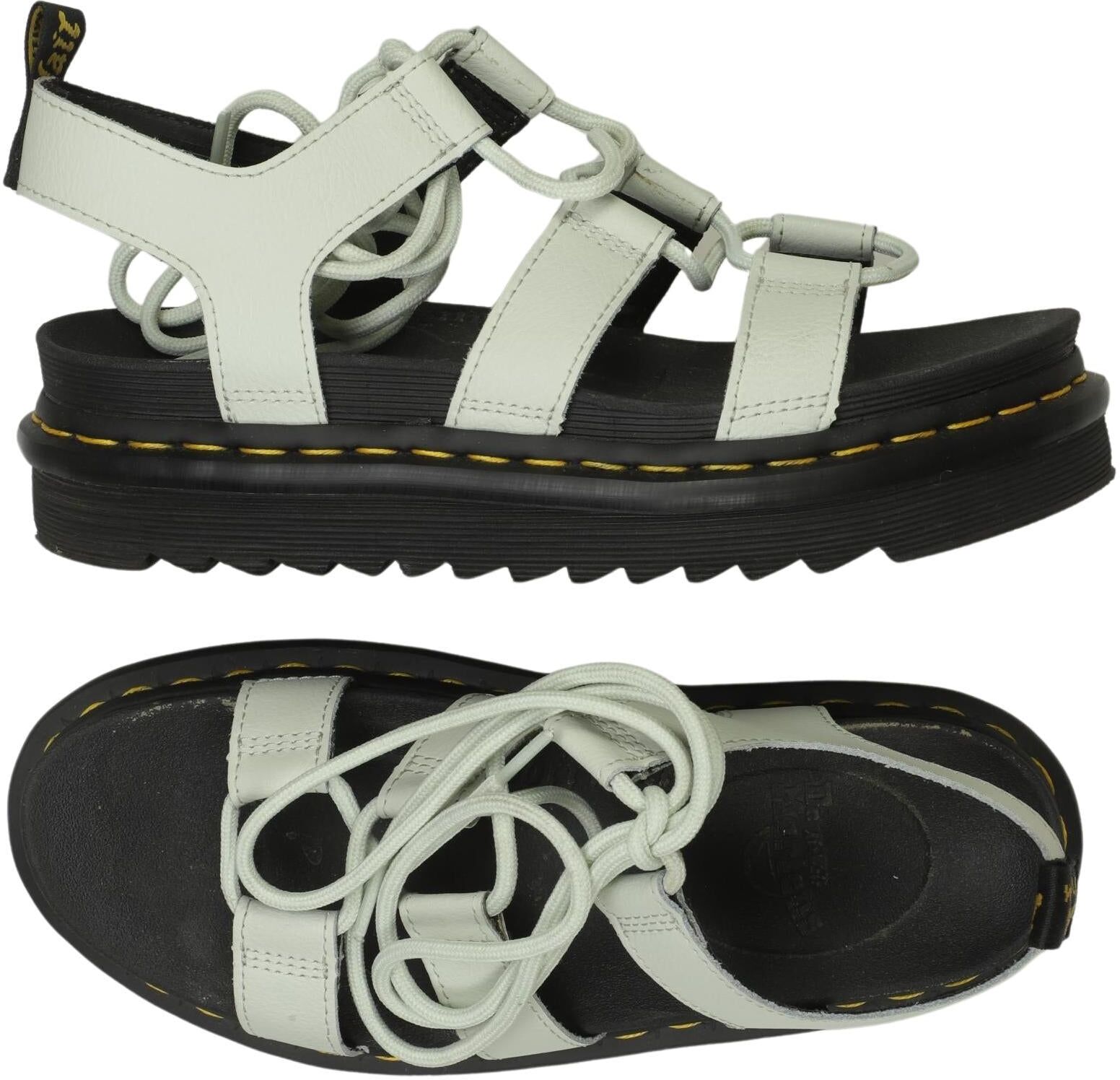 Dr. Martens Damen Sandalen, Weiß, Gr. EU 38, Leder - Second Hand