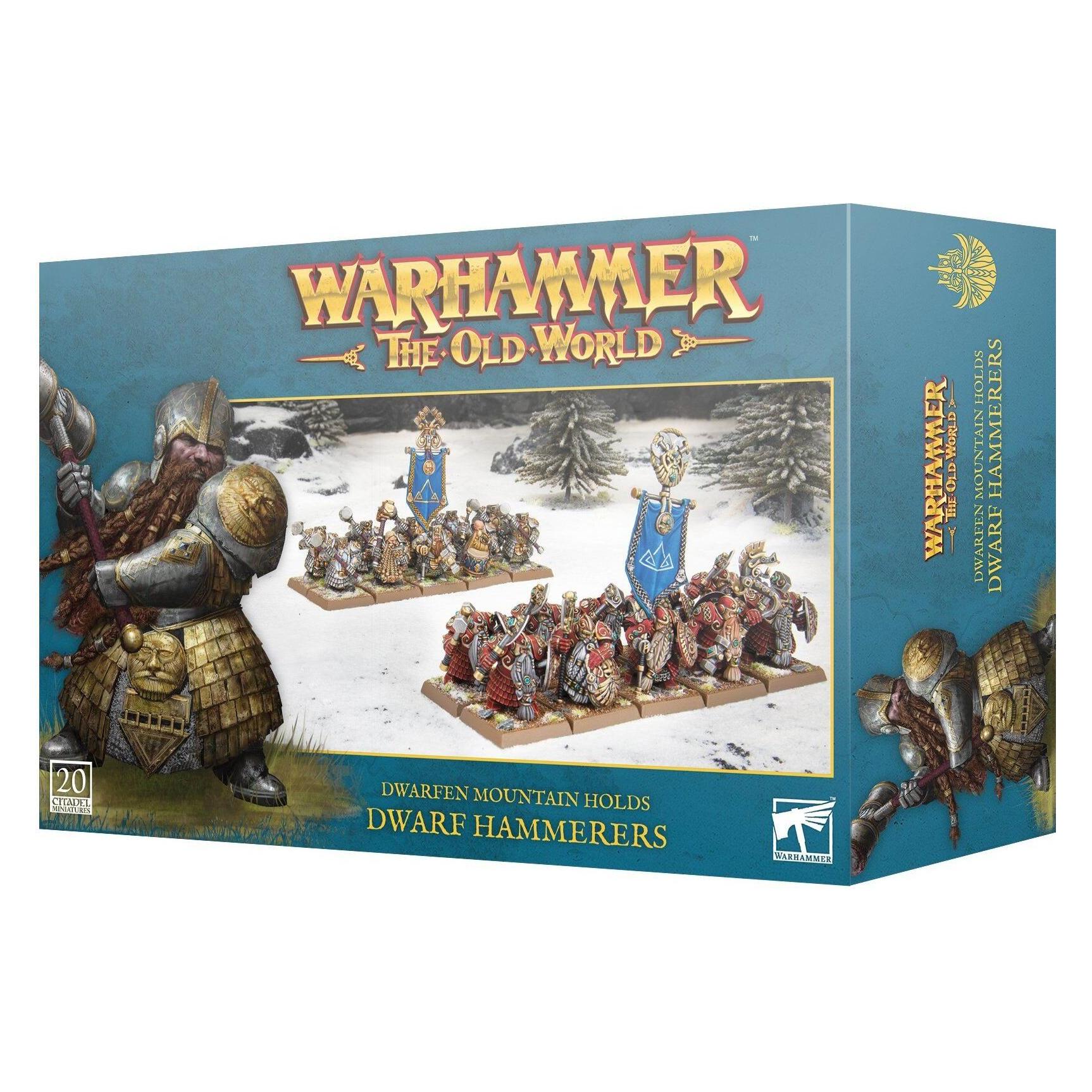 Games Workshop Warhammer ToW - Dwarfen Mountain Holds Dwarf Hammerers (Kunststoff) (10-10)