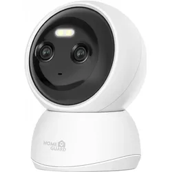 iGet Homeguard Indoor 2K Pan&Tilt AI Dual C (2304 x 1296 Pixels), Netzwerkkamera, Weiss