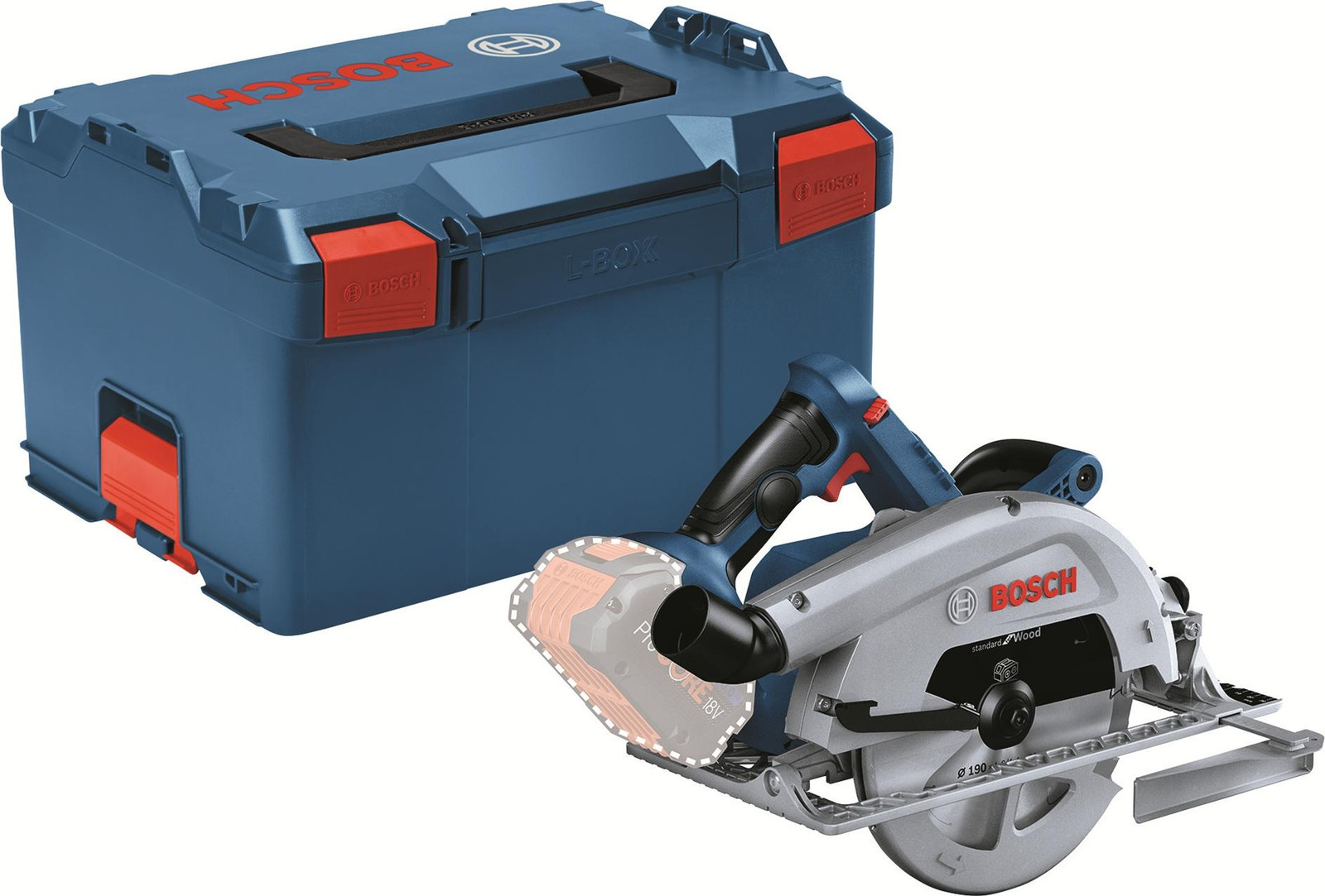 Bosch Accucircelzaag GKS 18V-68 in L-BOXX