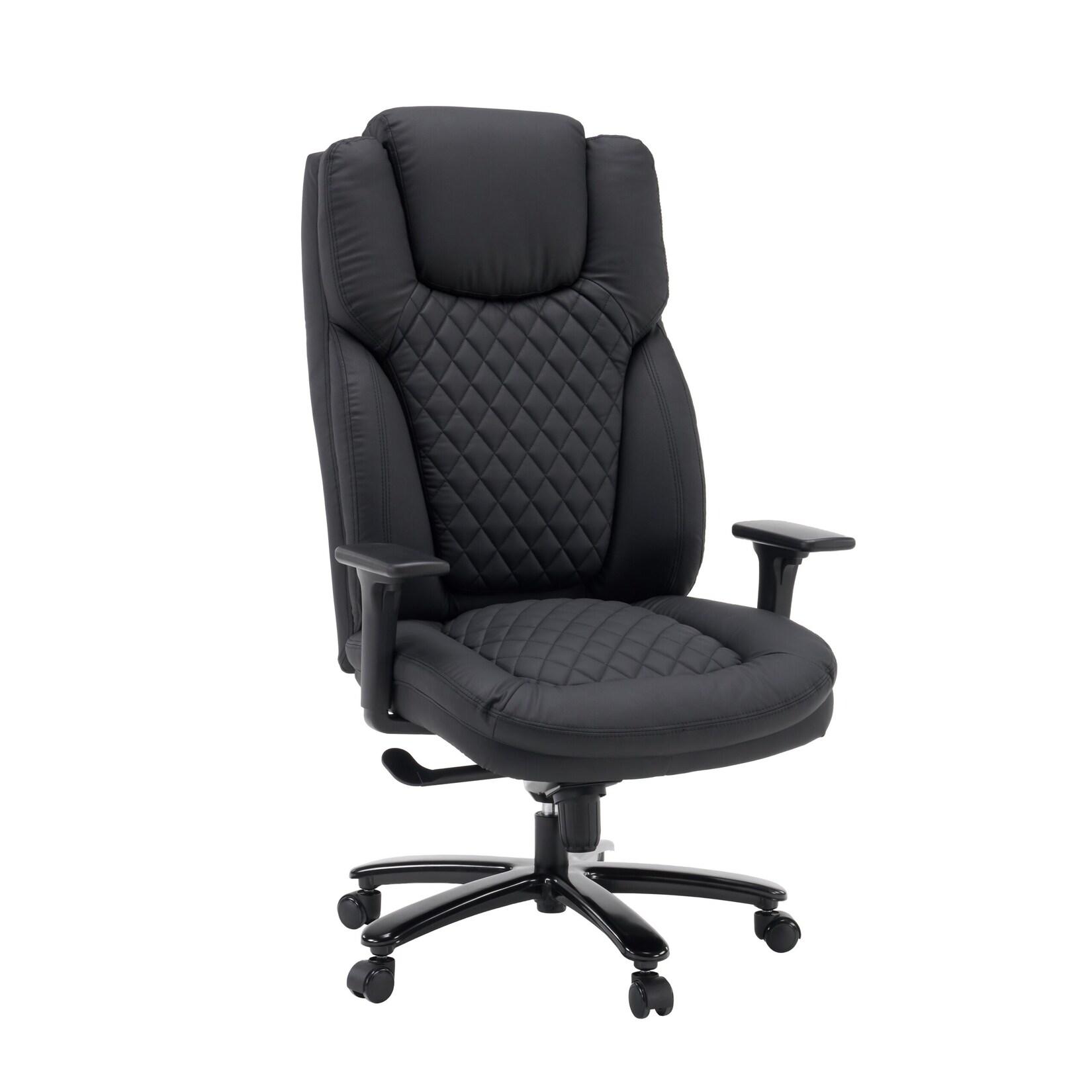 hjh OFFICE XXL Drehstuhl XXL Pullmann Gen2 Kunstleder mit Armlehnen (höhenverstellbar)