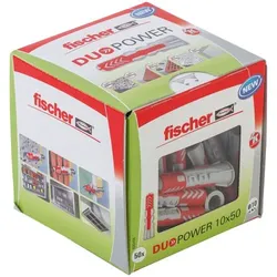Fischer DuoPower Dübel Hohlraumdübel Gewindegröße 10x50 Pack á 50Stück