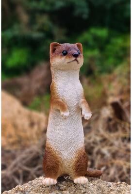 Hi-Line Gift Standing Least Weasel Statue