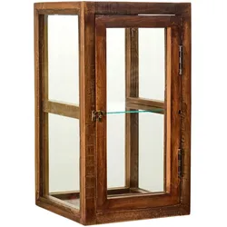 IB Laursen UNIKA kleine Glasvitrine aus Holz und Glas, 28 x 28 x 50 cm