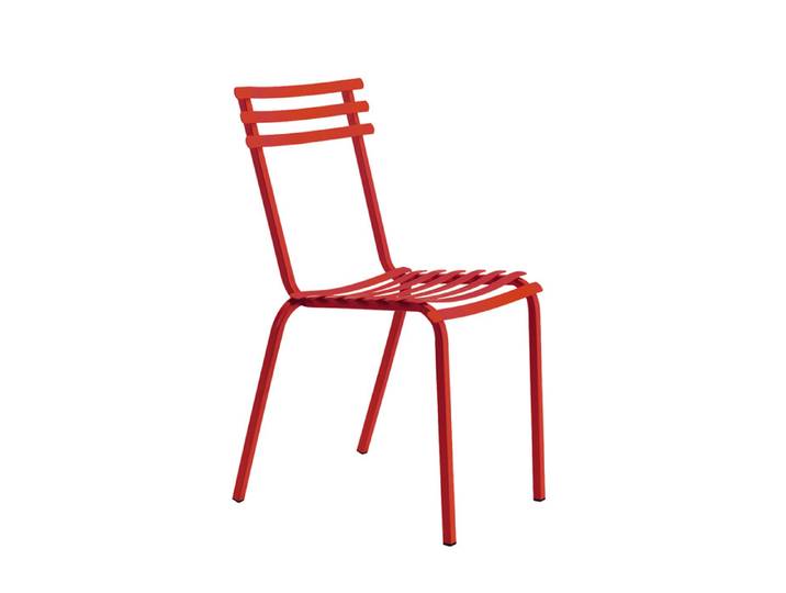 Stapelstuhl Flower Ethimo rot, Designer Ethimo Design Studio, 45x85x52 cm