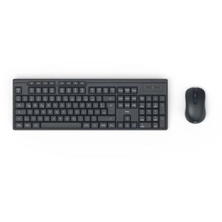 hama WKM-200 Tastatur-Maus-Set kabellos schwarz