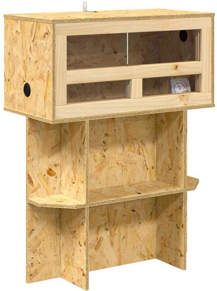 vidaXL Terrarium Marron 60 x 30 x 80 cm OSB