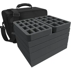 Feldherr MAXPLUS19 - MAXI PLUS Tasche für Zombicide: Black Plague - Grundspiel + Wulfsburg (Schaumstoff)