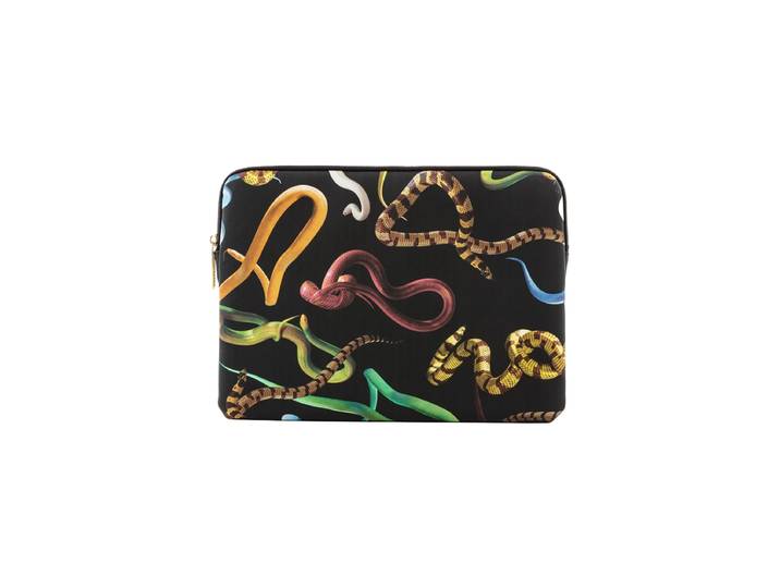 Design Laptop-Hülle „Toiletpaper Snake“ Multicolor Seletti