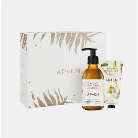 APOEM PACK RESTORE HAND CREAM/REFLENISH BODY CREAM