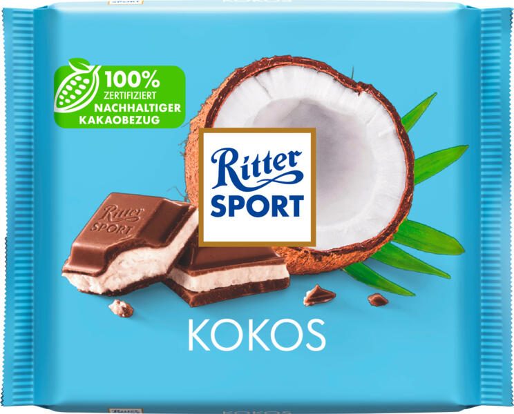 Ritter SPORT Kokos Schokolade 100,0 g 5211875009