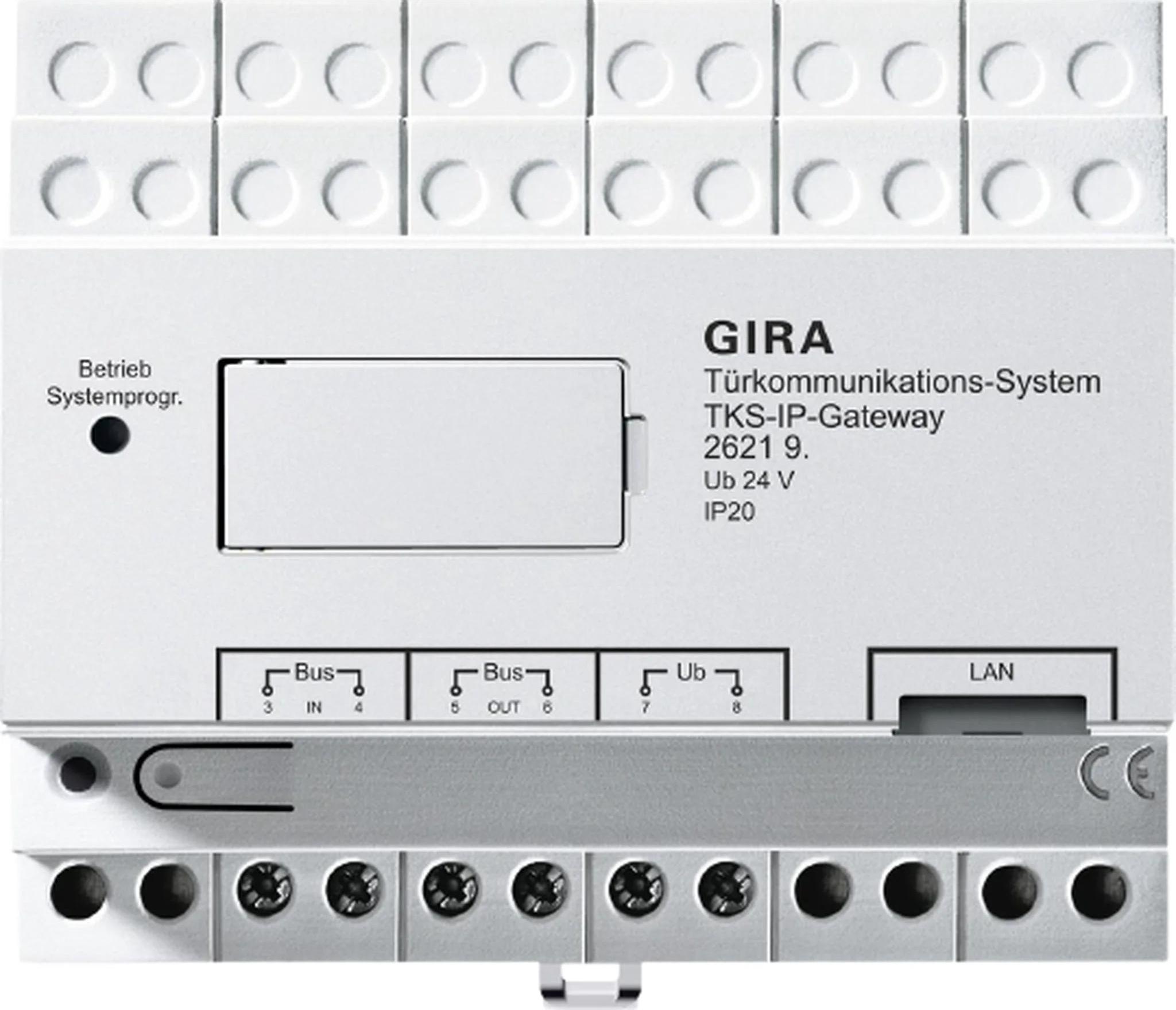 GIRA 262197 TKS-IP-Gateway 2.Generation 5 Liz.Tuerko