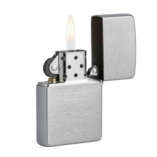 Zippo Stormaansteker - Geborsteld chroom - Basismodel