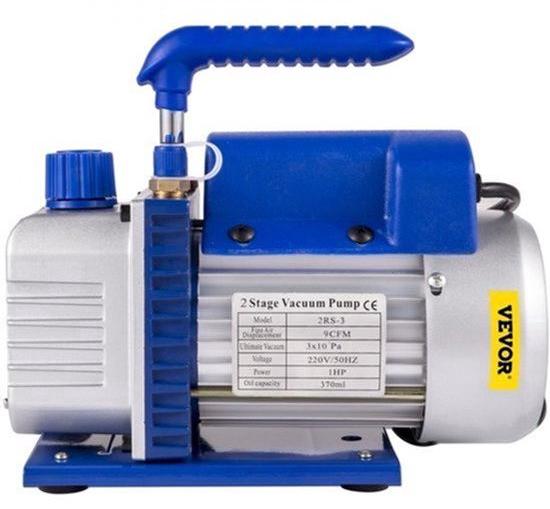 Vakuum-Klimaanlage - 1 PS, Zweistufig - 9 CFM Leistung - Aluminiumlegierung - Für Kältemittel und HLK-Anwendungen