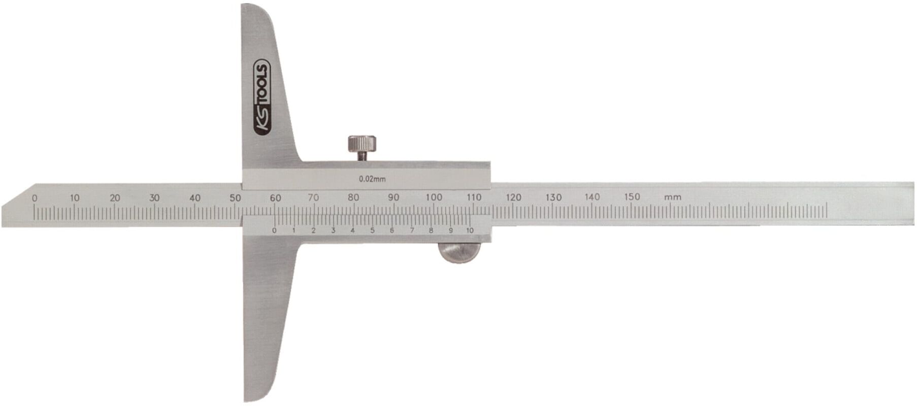 KS Tools Tiefenmessschieber, 0-150mm (300.0571)