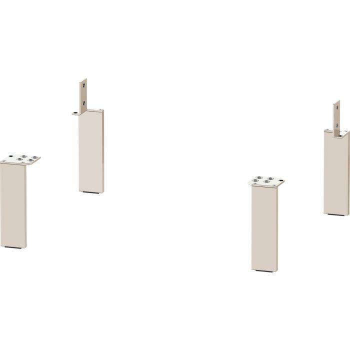 Duravit Brioso Sockelfuß BR979409191, 4 Stück Taupe lackiert