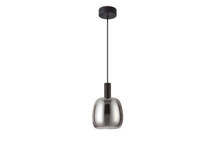 Ideal Lux Led-Hängeleuchte Coco, Grau, Schwarz, Metall, Glas, 225 cm, Lampen & Leuchten, Innenbeleuchtung, Hängeleuchten, Pendelleuchten
