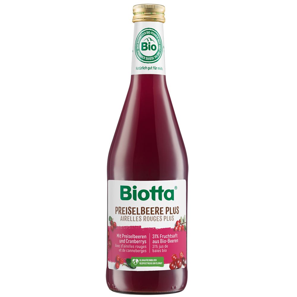 Biotta Bio Preiselbeer Plus Saft 500 ml