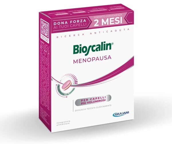 Bioscalin Menopausa Integratore per Capelli più Voluminosi Formato 2 Mesi 60 Compresse