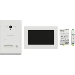 RITTO RGE2094170 - Video-Türsprechanlage für Einfamilienhaus, Set, Unterputz, weiß