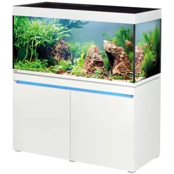 EHEIM incpiria 430 LED Aquarium mit Unterschrank alpin