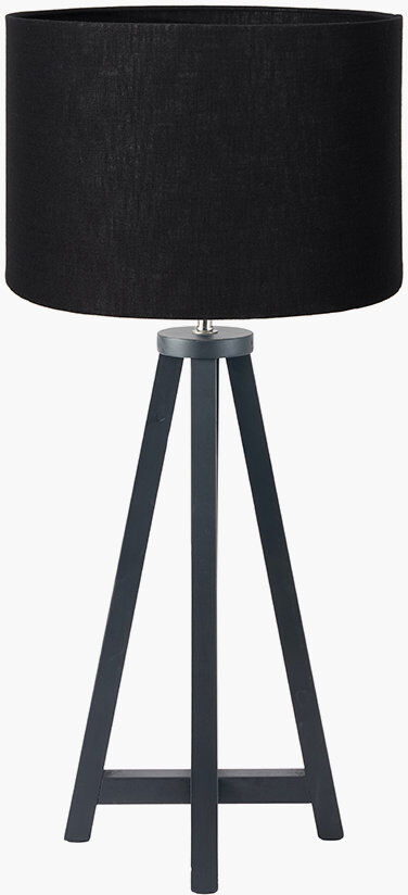 Canora Grey Solid Wood Standard Black/Black 68cm H X 35cm W X 35cm D