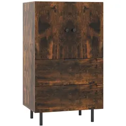 Helloshop26 - Multifunktionales Sideboard 60 x 41,5 x 102 cm robuste Konstruktion modernes Design aus braunem Holzwerkstoff 20_0010826