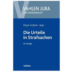 Die Urteile in Strafsachen, Fachbücher von Theodor Kroschel