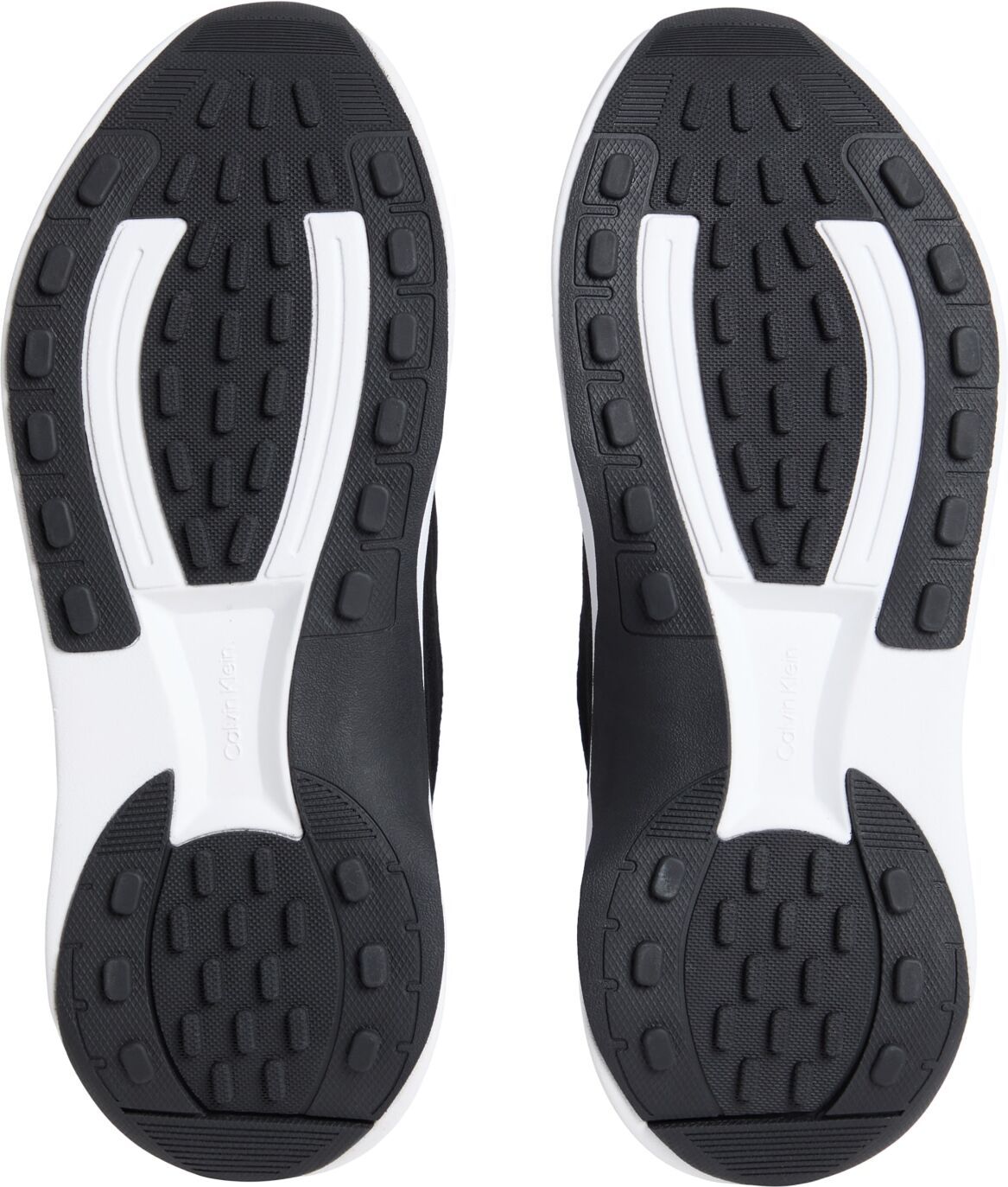 Plateausneaker CALVIN KLEIN "CHUNKY RUN CKSTRIPE LUP SP KN", Damen, Gr. 36, Textil, schwarz-weiß (schwarz), unifarben mit Farbeinsatz, Basic, Schuhe Plateausneaker, Chunky-Sneaker, Halbschuh, Schnürer mit Logoschriftzug