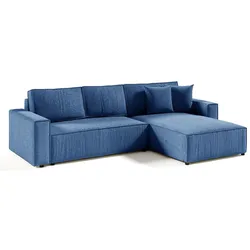 ECKSOFA Isaac 4 Sitzplätze Blau
