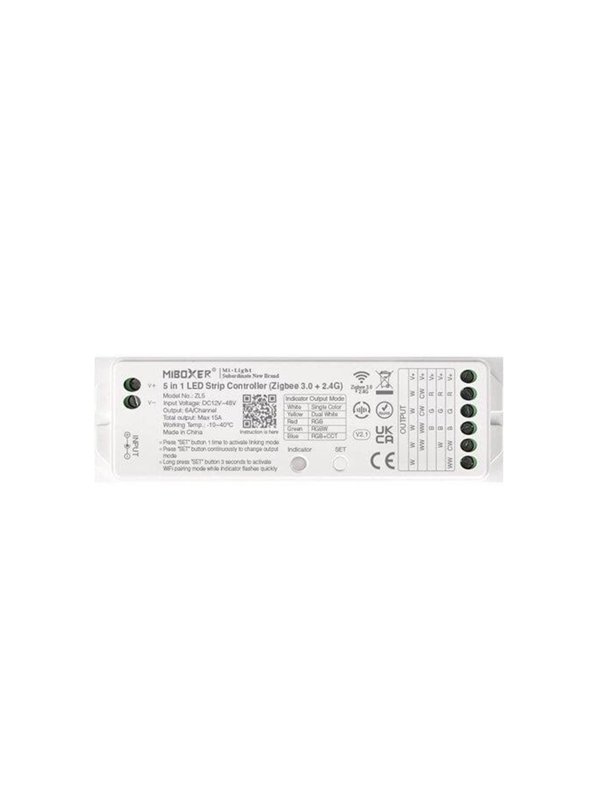 Miboxer Track System - 48V - RGB-CCT - Zigbee 3.0