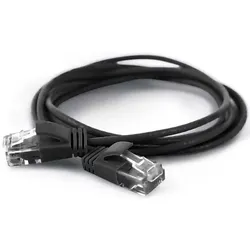 wantec UTP-Patchkabel Cat.6A sw 10m RJ45 2,8mm 7319 sw 10,0m
