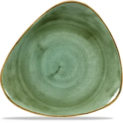 Churchill Stonecast Samphire Green Teller Dreieck. 31,1cm